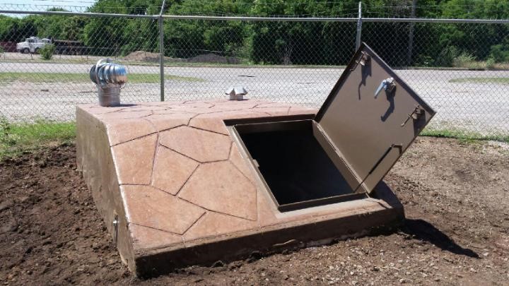 concrete storm shelter