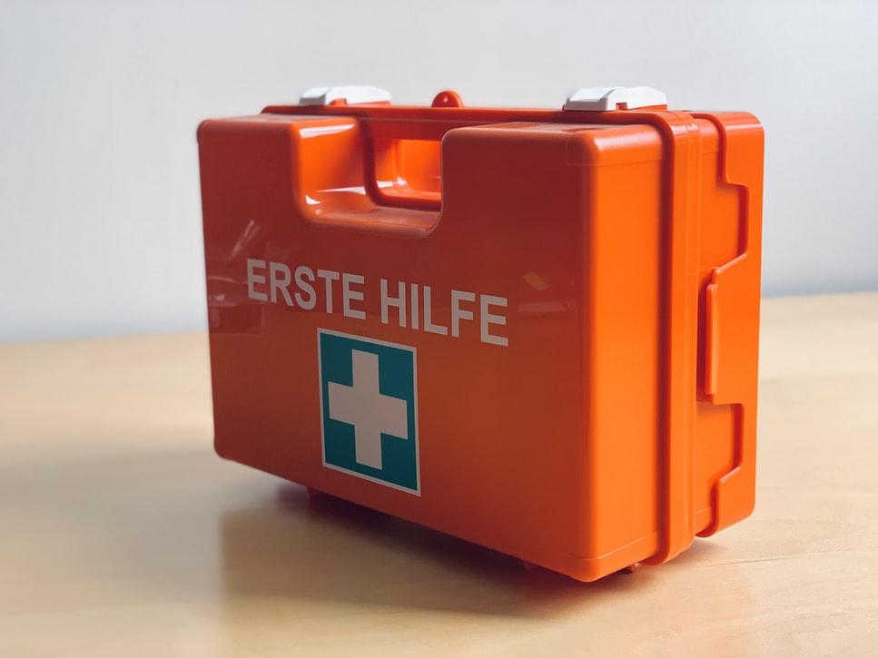 a first aid kit 