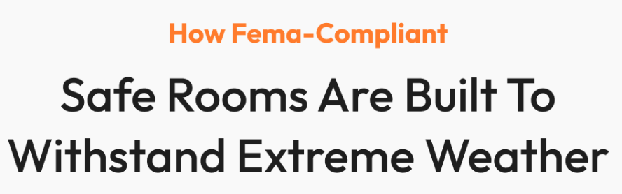 How FEMA-Compliant Safe Rooms Are Built To Withstand Extreme Weather - Infograph